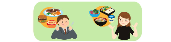 いつものメニューのプラスして食事バランスを整えよう!