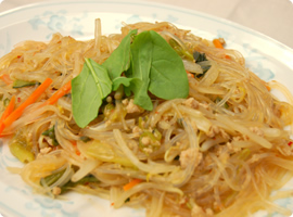 野菜たっぷり麻婆春雨