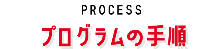 プログラムの手順